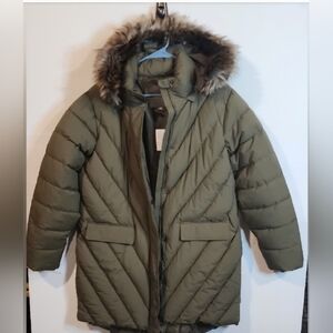 Maurices Faux Fur Hoodie Puffer Coat NWT Size Xlarge